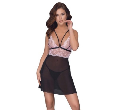 Babydoll black/pink S